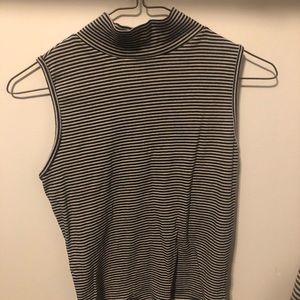 Striped crop top- tight fitting
